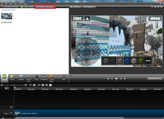 camtasia studio 8.5 can it use mp4 videos